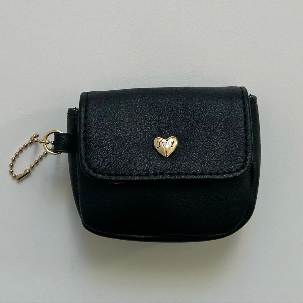 NWT Juicy Couture Tied with a Bow mini tote crossbody Black Bow Bag purse charm - Picture 13 of 17